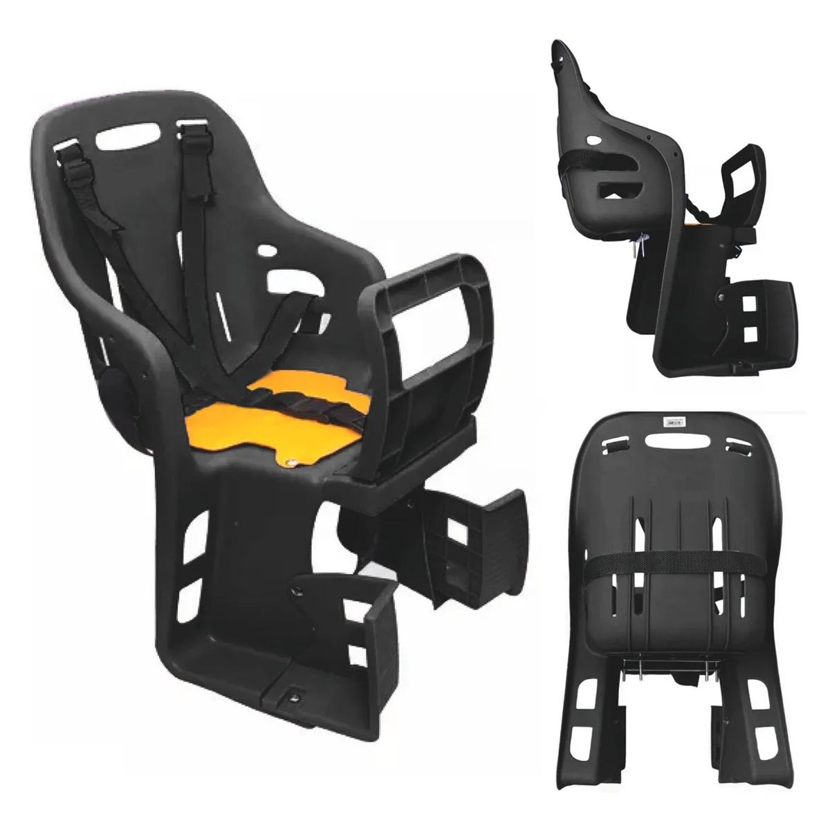 GENERICO - Silla De Paseo De Niños Para Bicicletas Asiento color gris