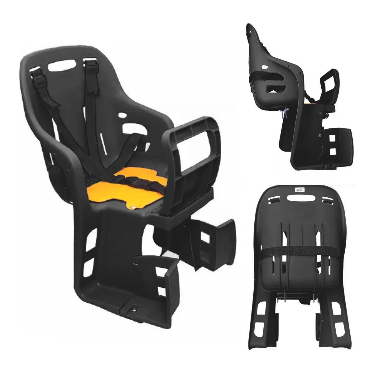 GENERICO - Silla De Paseo De Niños Para Bicicletas Asiento color gris