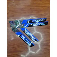 GENERICO - Cubre Zócalo Pisadera Multifunción en Acrílico Protector para Autos Universal nissan sentra