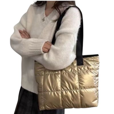 Imagen 2 del producto Cartera Tote Acolchado Impermeable Uso Diario