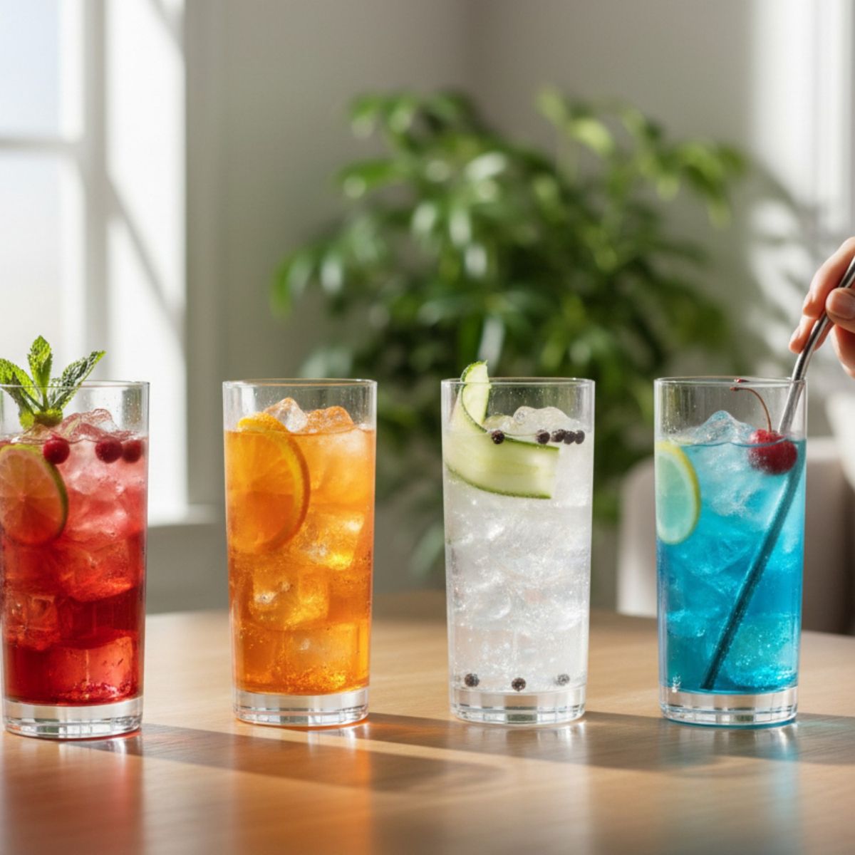 BOHEMIA SKYBERG CRYSTAL - SET 4 VASOS ALTOS FIRENZE BOHEMIA, 350 ML