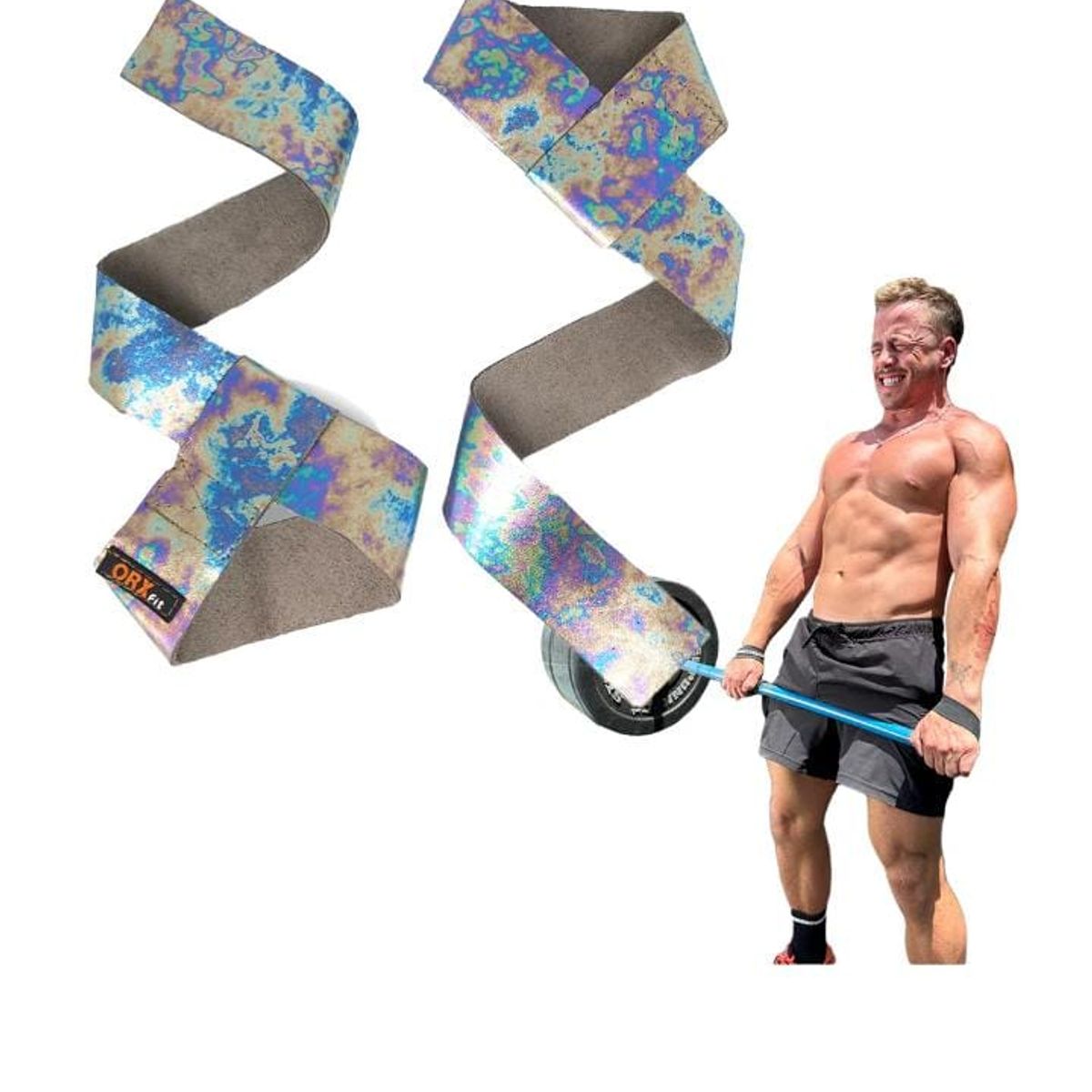 ORXFIT - STRAPS ORXFIT ENTRENAMIENTO PESAS CROSSFIT GYM  PSICODELIC