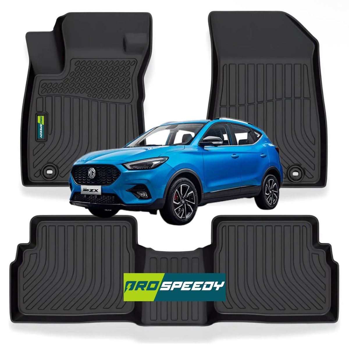 GENERICO - PISOS CALCE PERFECTO PROSPEEDY MG ZX 2018+ 3PIEZAS
