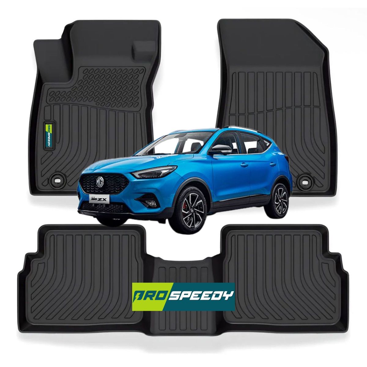 GENERICO - PISOS CALCE PERFECTO PROSPEEDY MG ZX 2018+ 3PIEZAS
