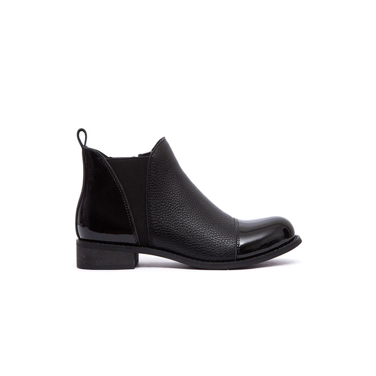 GIANI DAFIRENZE - Botin Cuero Mujer Verdecillo Negro