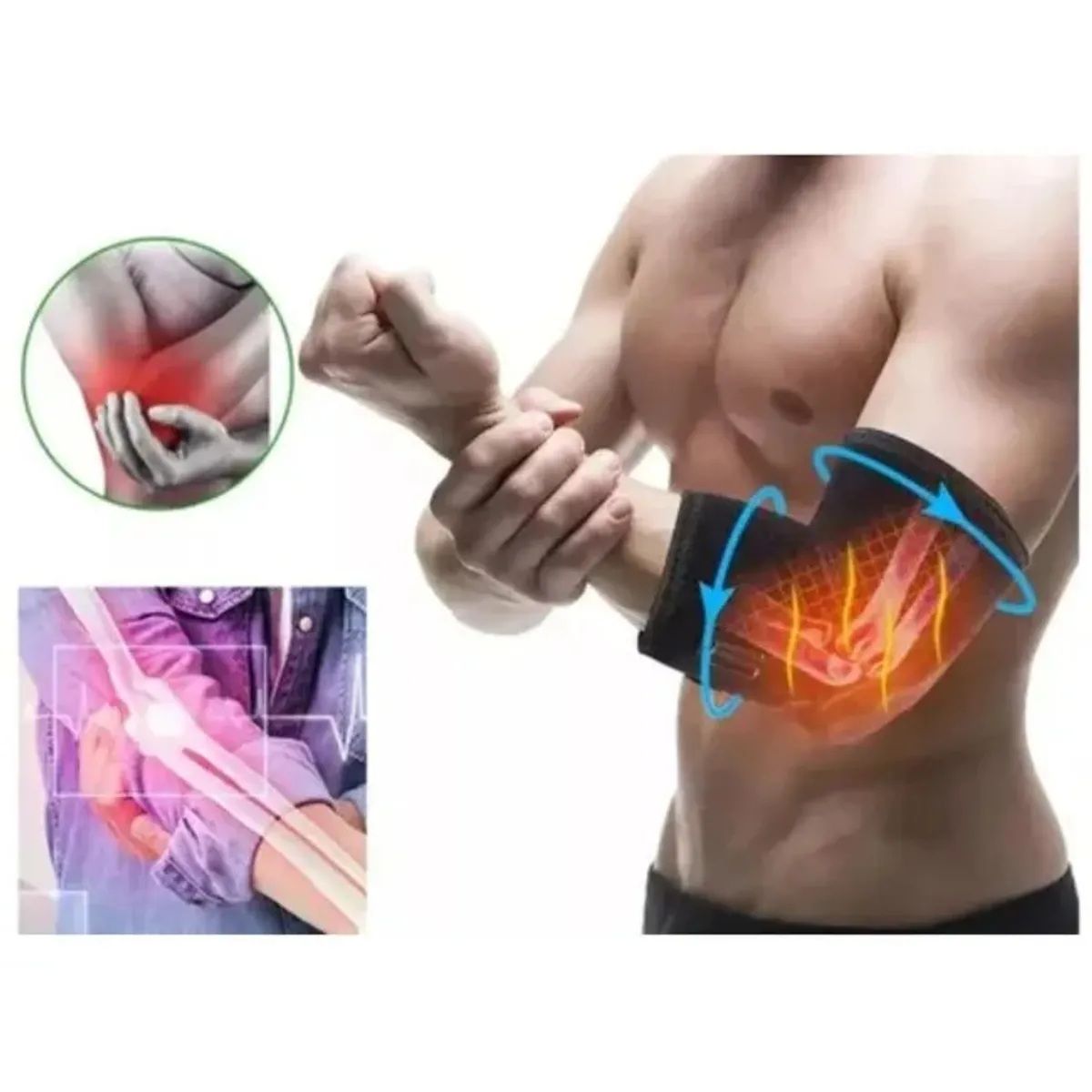 MOVI - Codera con 3 Niveles de Calor – Alivio para Codo y Articulaciones