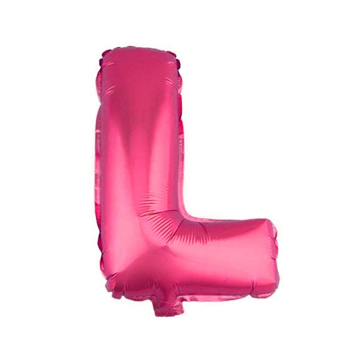 GENERICO - GLOBO METALICO 26 FUCSIA LETRA L X1 UNI