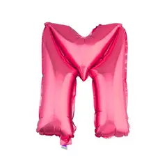 GENERICO - GLOBO METALICO 26 FUCSIA LETRA M X1 UNI