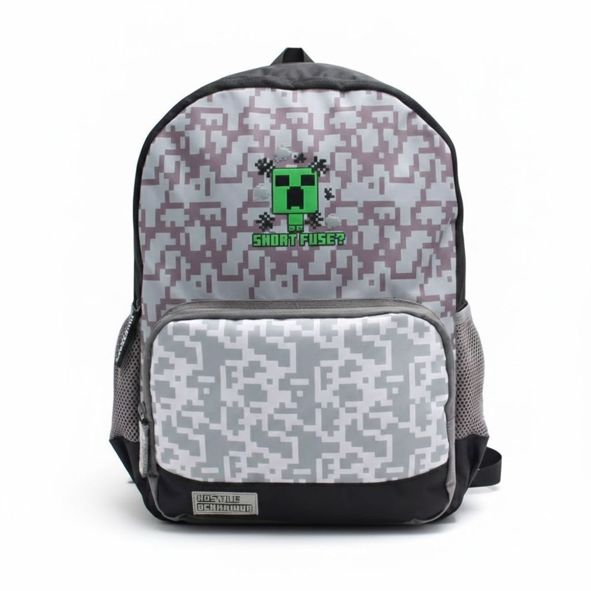 GENERICO - MOCHILA JUVENIL MINECRAFT GRIS