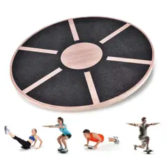 GENERICO - Tabla Disco Equilibrio Balance Madera Fisioterapia Fitness