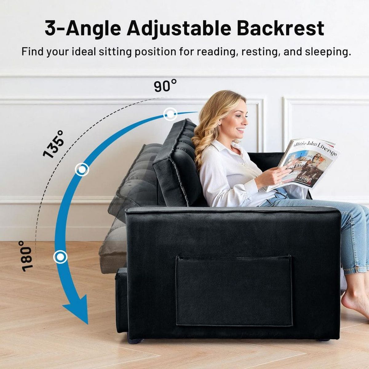 DECO OUTLET - Sofá Cama Torino 3 en 1 Convertible