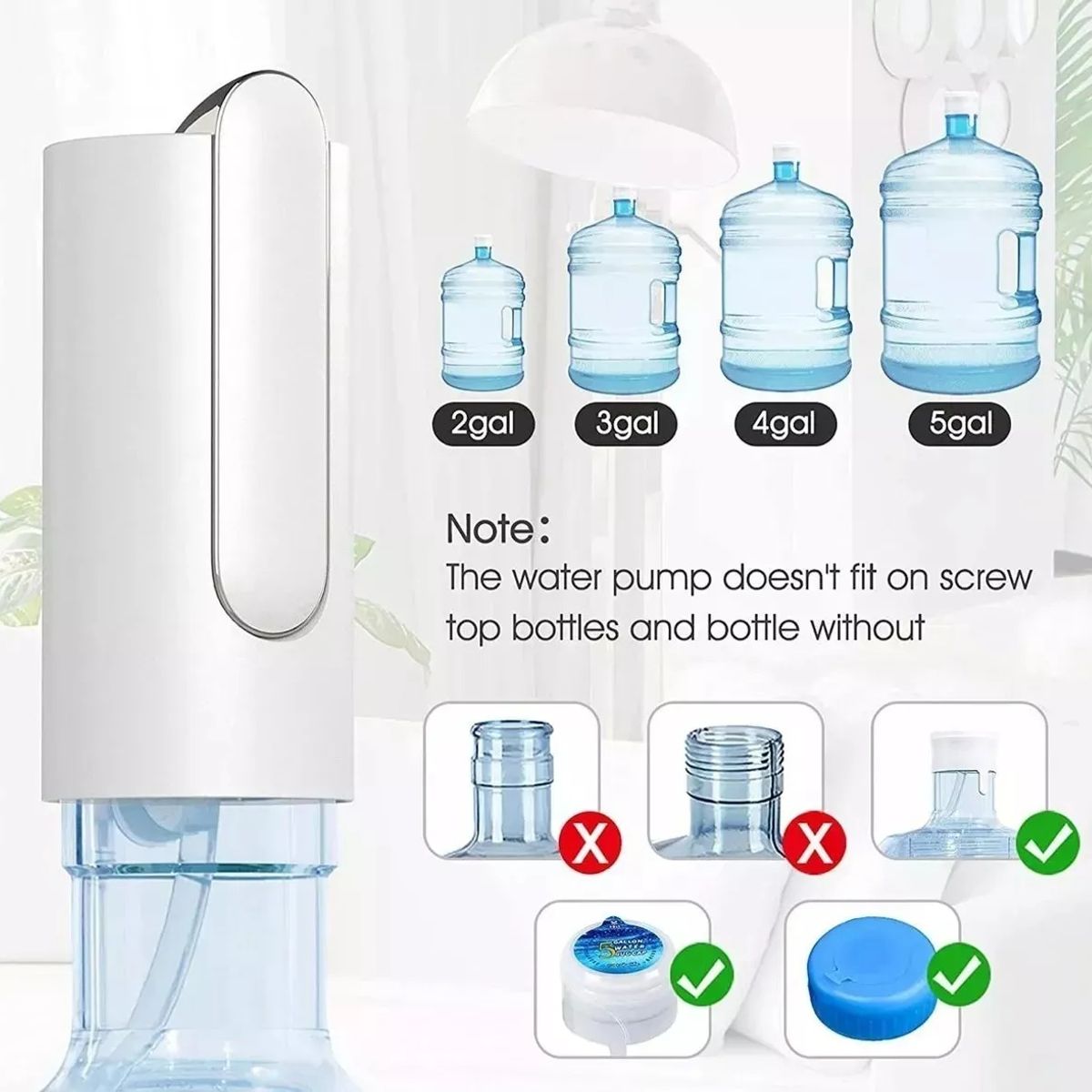 GENERICO - Dispensador de Agua electrico USB