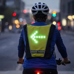 MOVI - Chaleco con Señalizador Led para Bicicleta Scotter