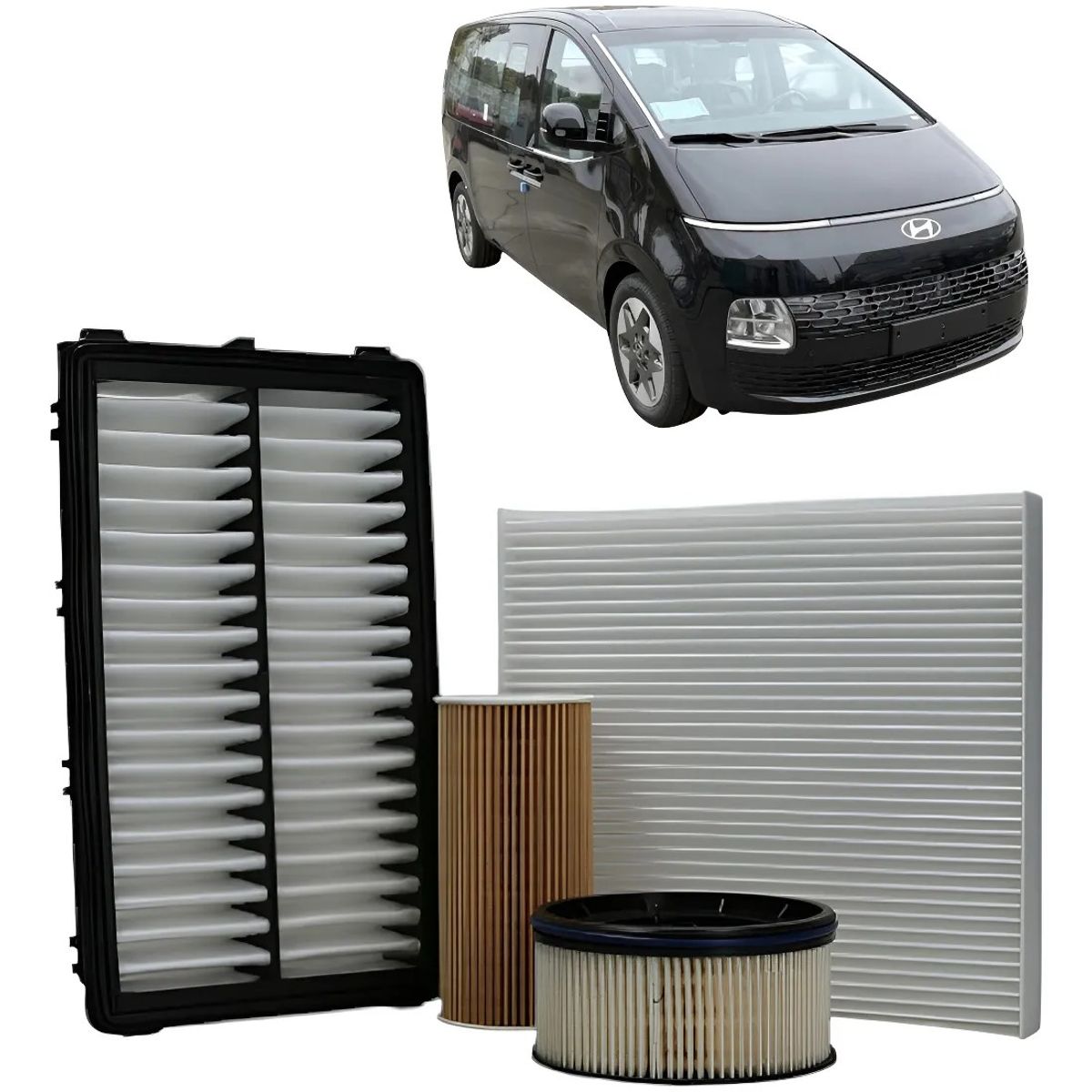 GENERICO - Kit Filtros Para Hyundai Staria 2.2 D4hb 2021 2025 Diesel