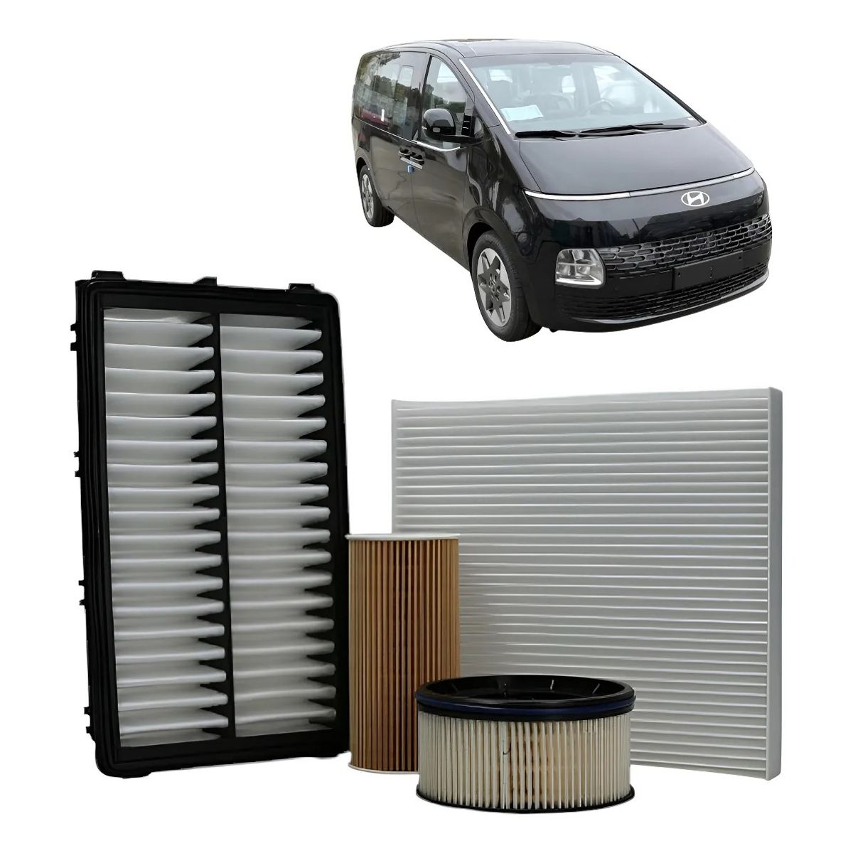 GENERICO - Kit Filtros Para Hyundai Staria 2.2 D4hb 2021 2025 Diesel