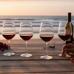 BOHEMIA SKYBERG CRYSTAL - SET 4 COPONES VINO TINTO SIENA BOHEMIA, 580 ML