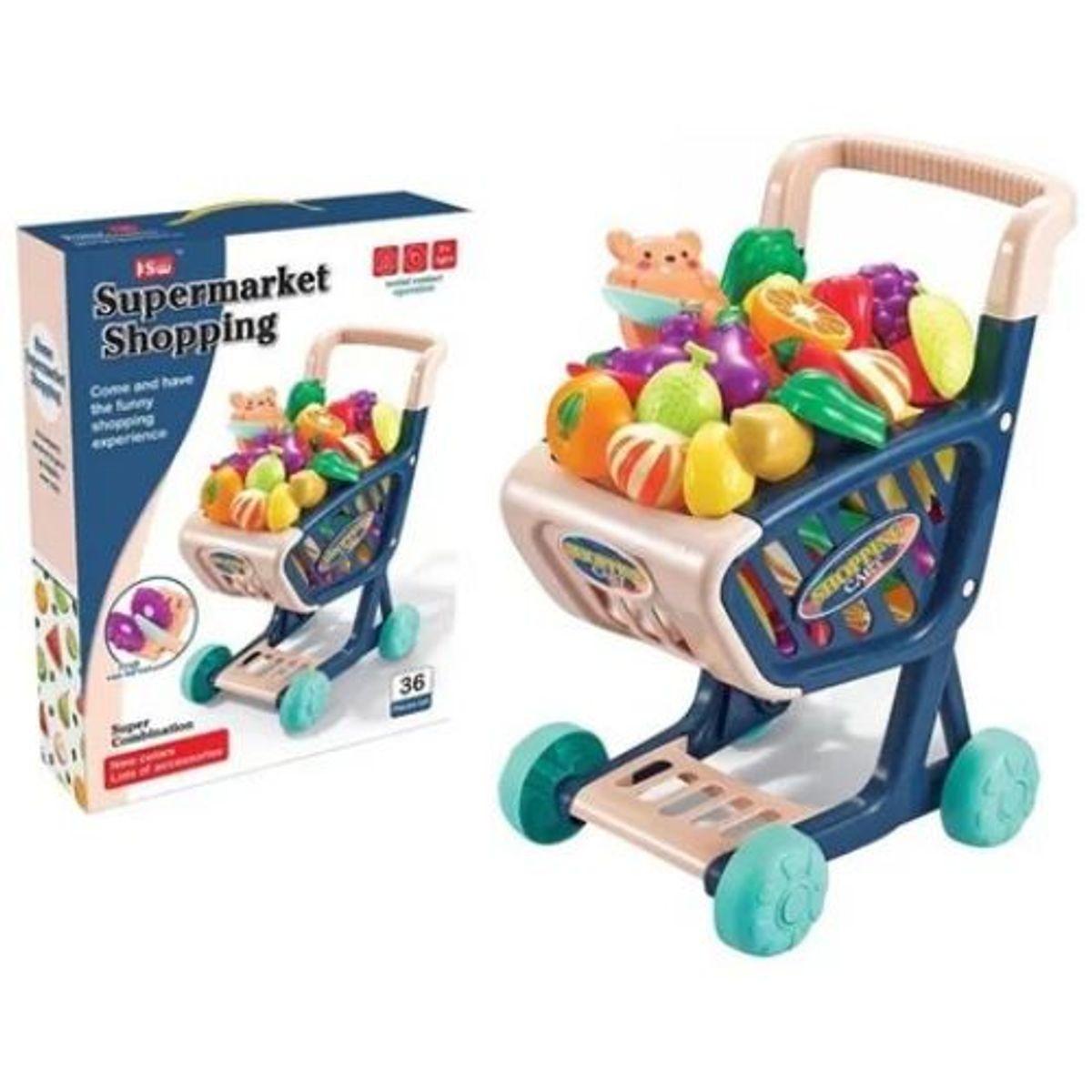 GENERICO - Carrito De Supermercado Infantil