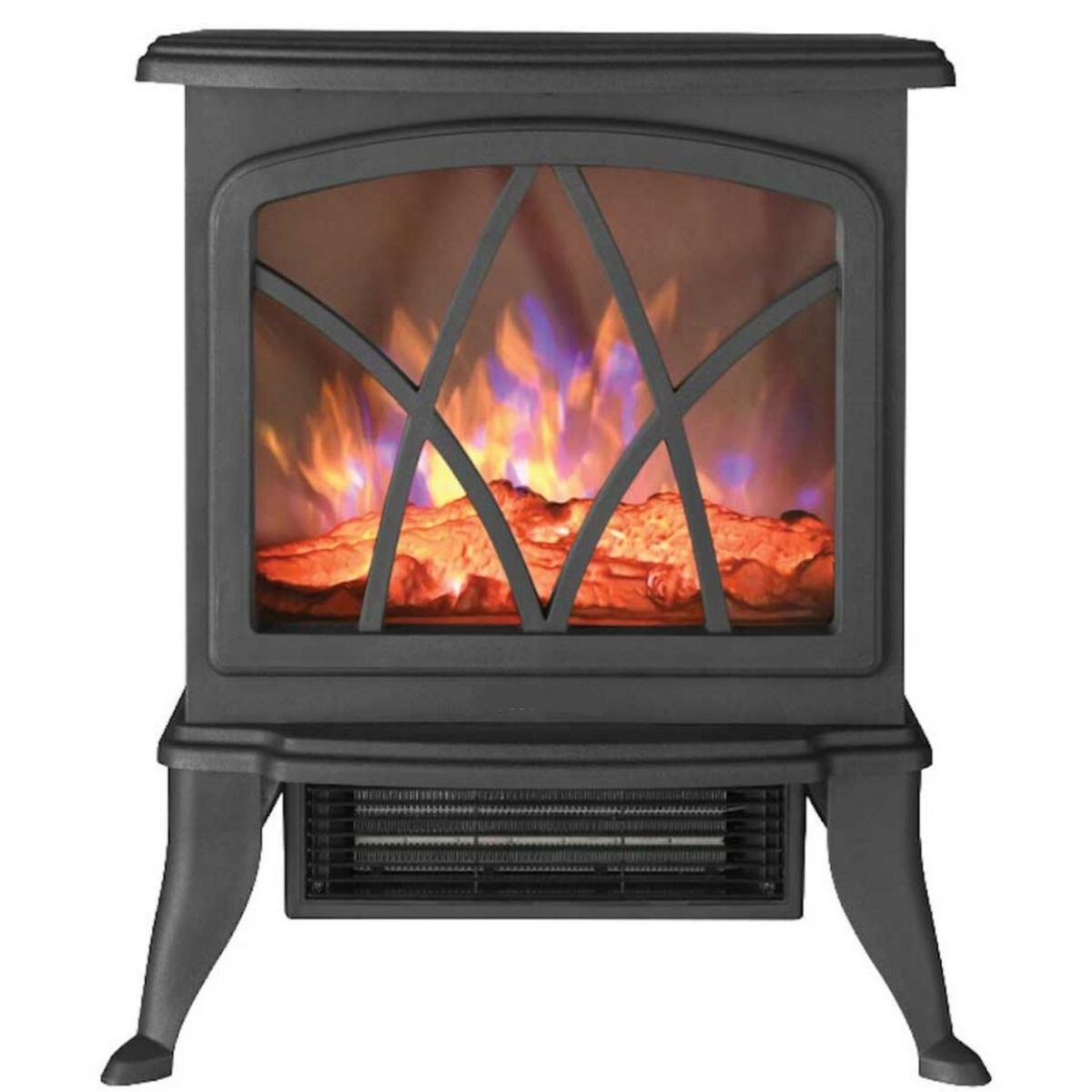 KIOTO - Chimenea  Eléctrica  Vintage Efecto Llama 3 D