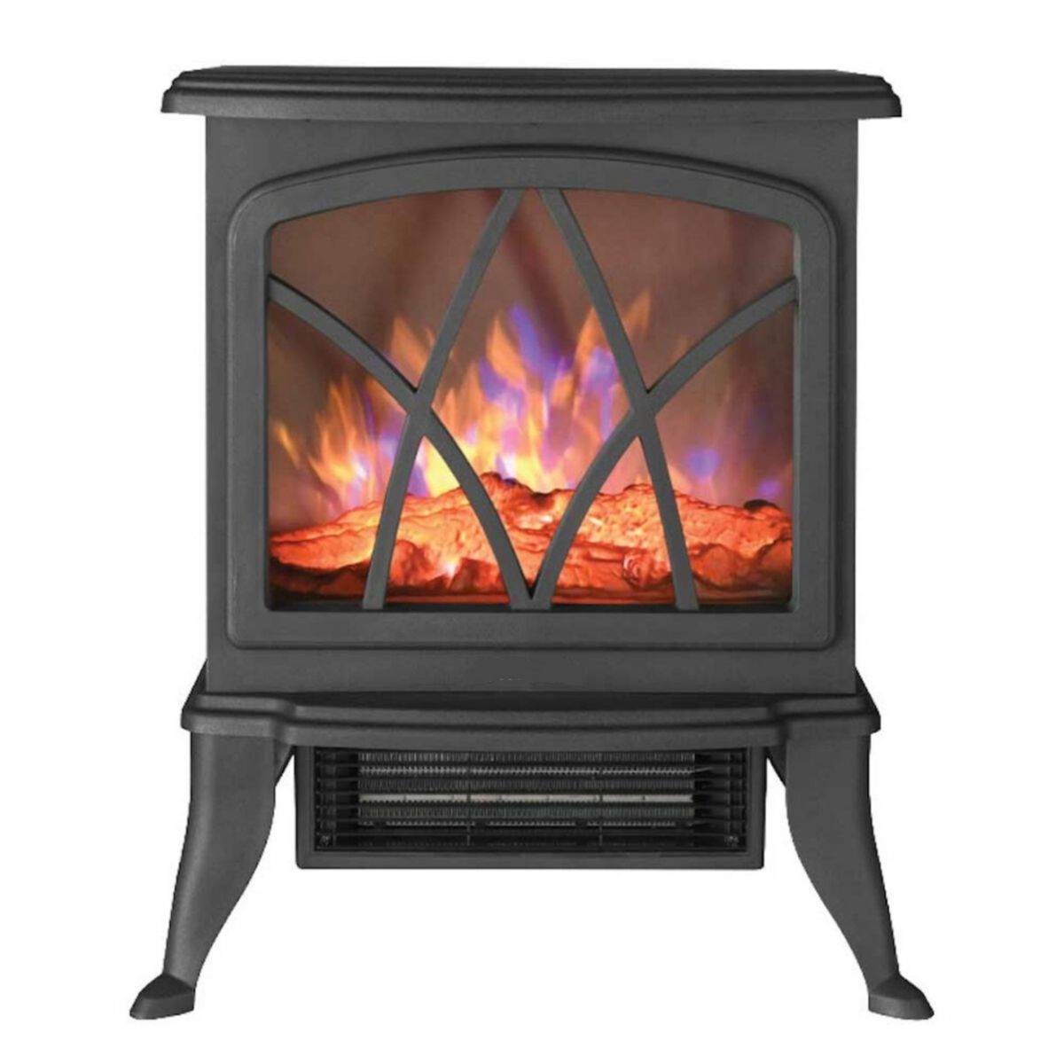 KIOTO - Chimenea  Eléctrica  Vintage Efecto Llama 3 D