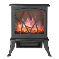 KIOTO - Chimenea Eléctrica Vintage Efecto Llama 3 D