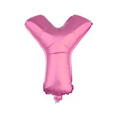 GENERICO - GLOBO METALICO 26 ROSADO LETRA Y X1 UNI
