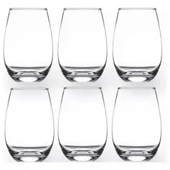 CRISTAR - Set De 6 Vasos Bajos 460Cc Mikonos