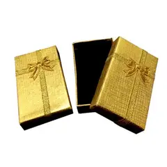 GENERICO - Caja Joyas Dorado 5 x 8 Cm 12 Unidades