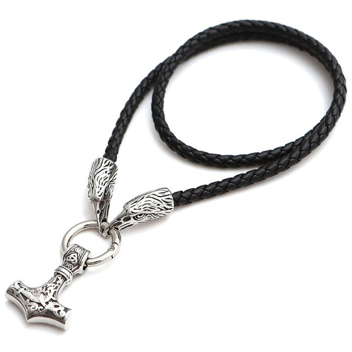 GENERICO - Collar Martillo Vikingo Hombre Nordico Aguila Nordica