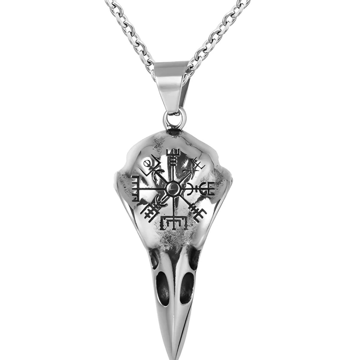 GENERICO - Collar Amuleto Vikingo Vegvisir Hombre Mujer Moda 2022 M1 X