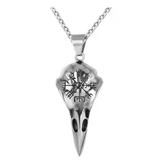 GENERICO - Collar Amuleto Vikingo Vegvisir Hombre Mujer Moda 2022 M1 X