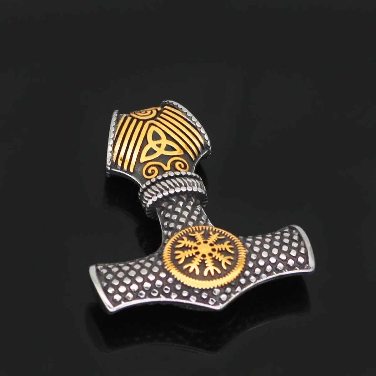 GENERICO - Collar Vikingo Amuleto Vikingo Vegvisir Valknut Moda 2023