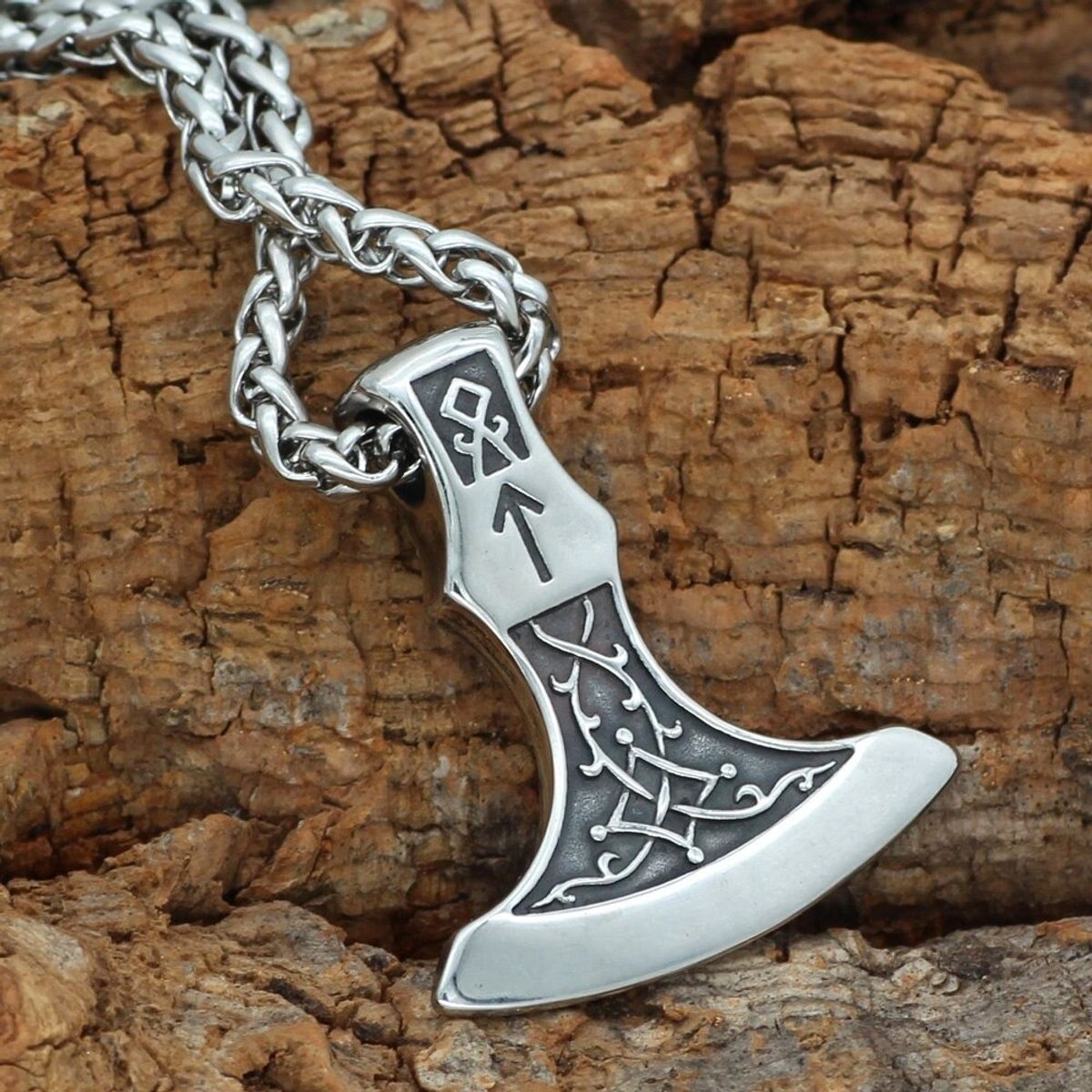 GENERICO - Collar Vikingo Amuleto Runas Vikingas Hombre Moda 2023