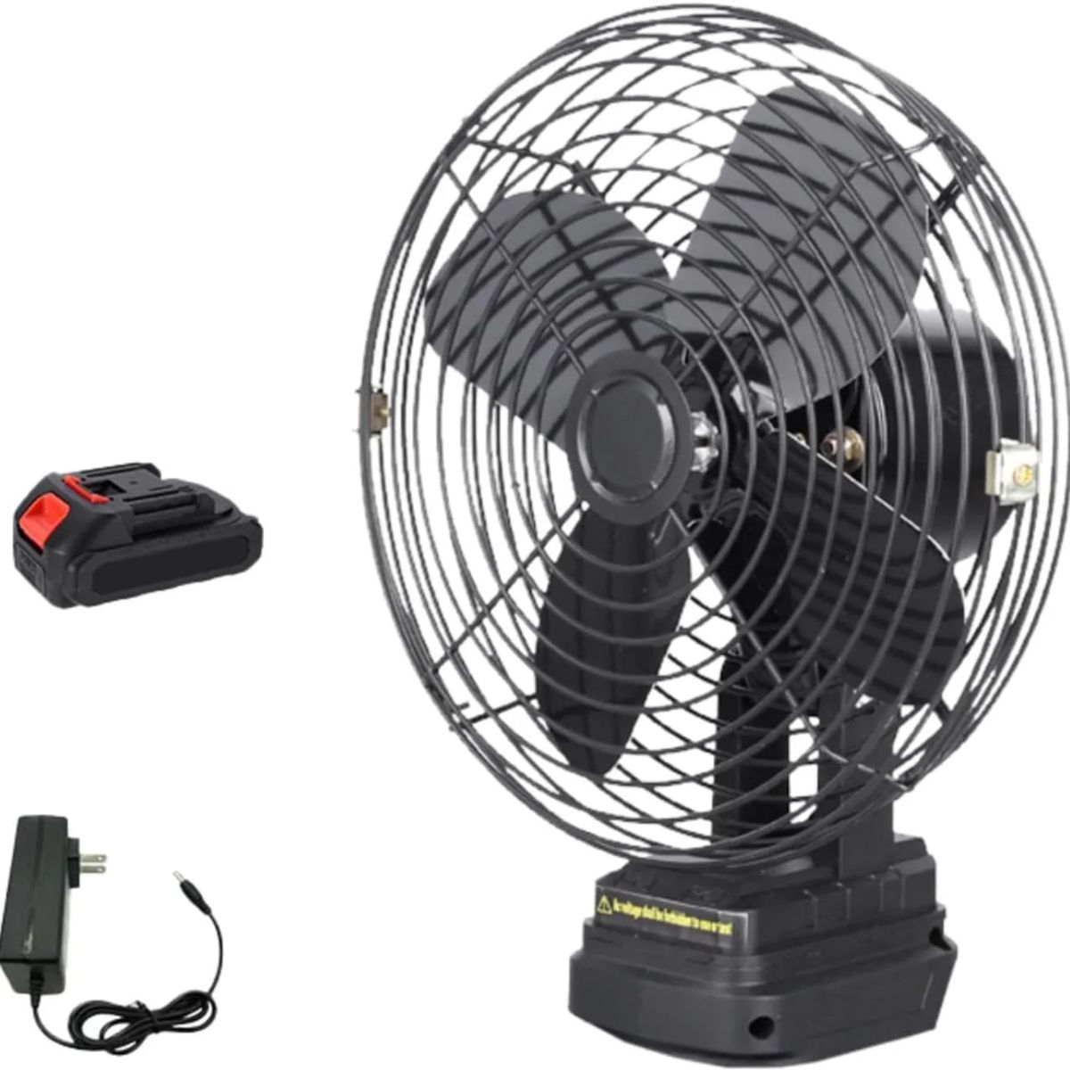 MOVI - VENTILADOR 5 ASPAS CON BATERIA Y CARGADOR