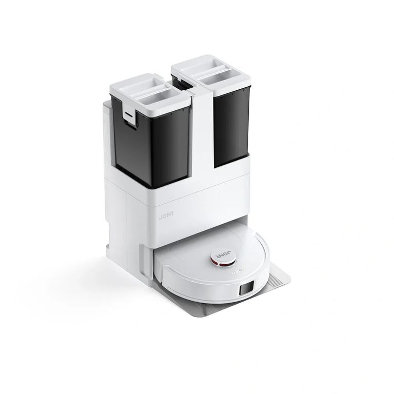 JONR Robot aspiradora T5 Lite con base de secado y lavado de mopa 8000PA