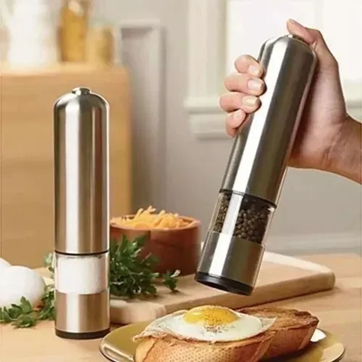 MOVI - Molinillo Eléctrico para Sal y Pimienta-  "Transforma Tu Cocina"