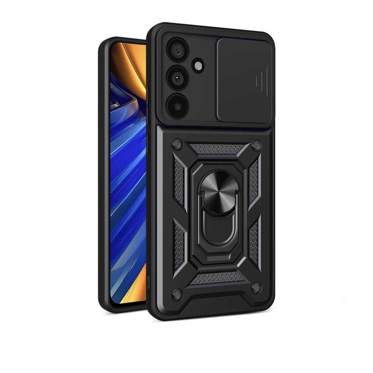 GENERICO - Carcasa Armor Anillo Para Xiaomi Redmi 15 5G