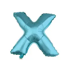 GENERICO - GLOBO METALICO 26AZUL LETRA X X1 UNI