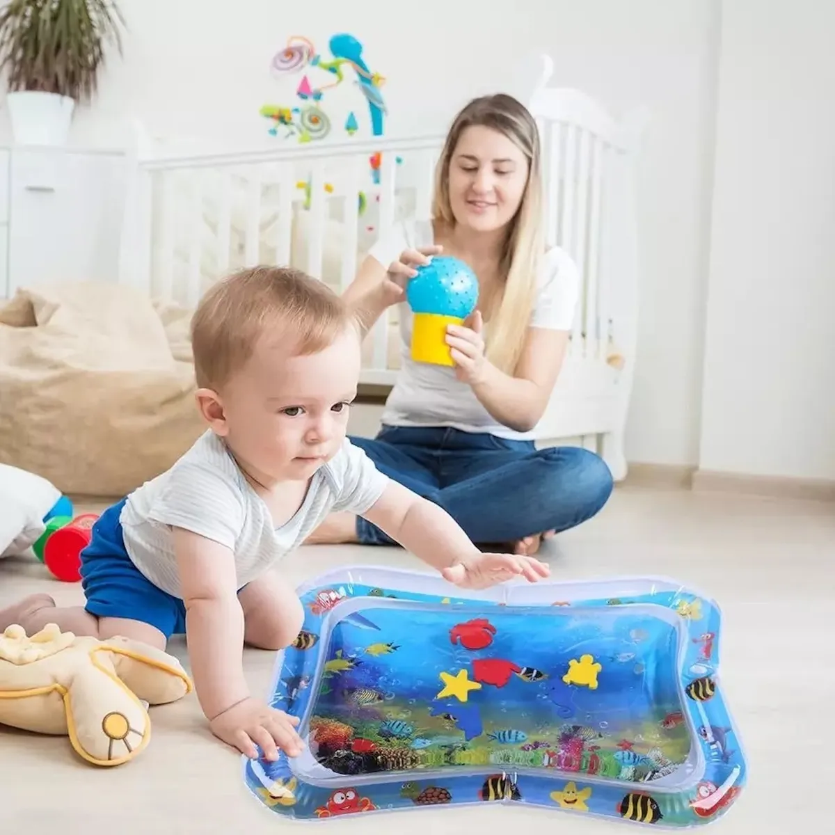 GENERICO - Alfombra De Agua Inflable Sensorial Para Bebés