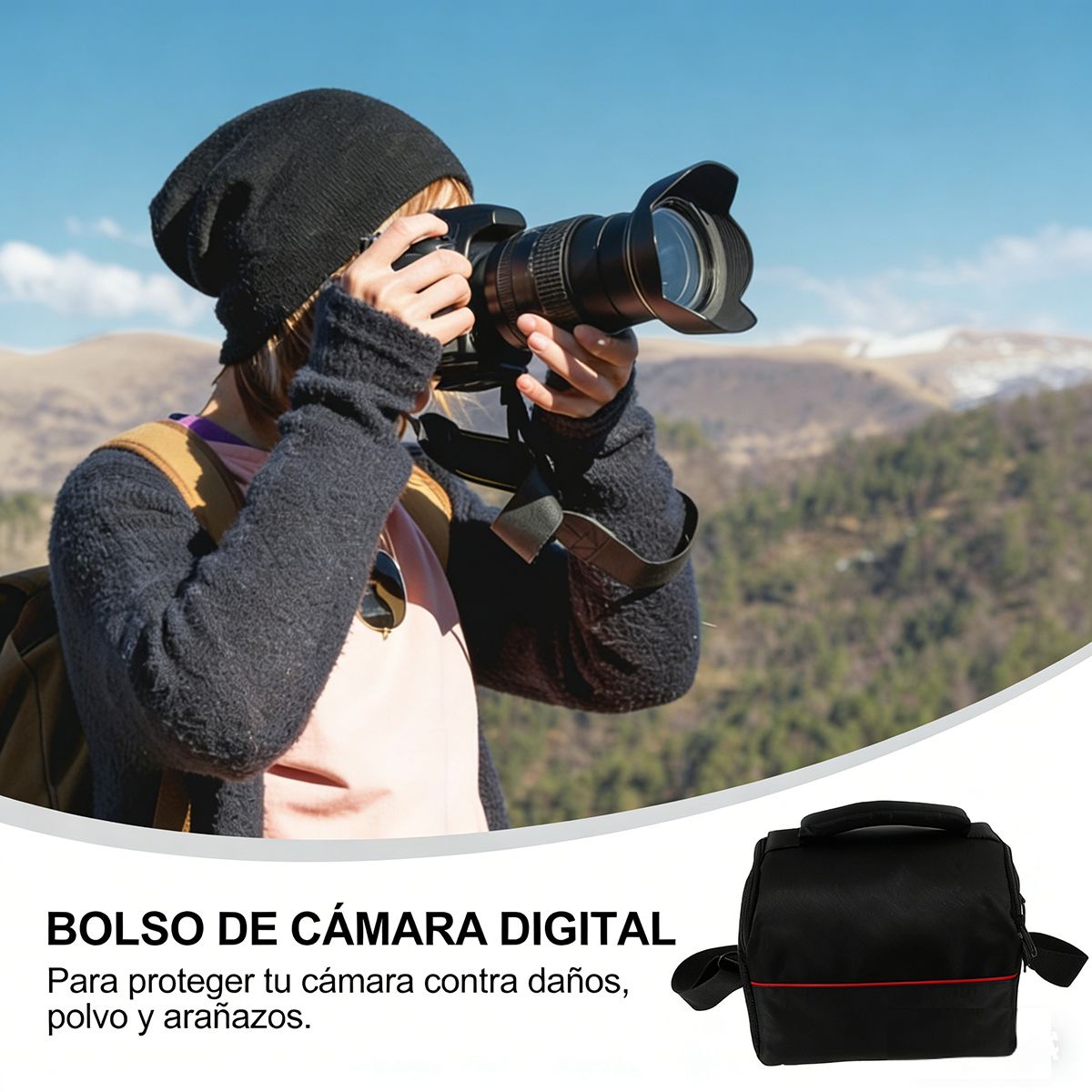GENERICO - Bolsa Para Cámara Impermeable Y Resistente A La Abrasión
