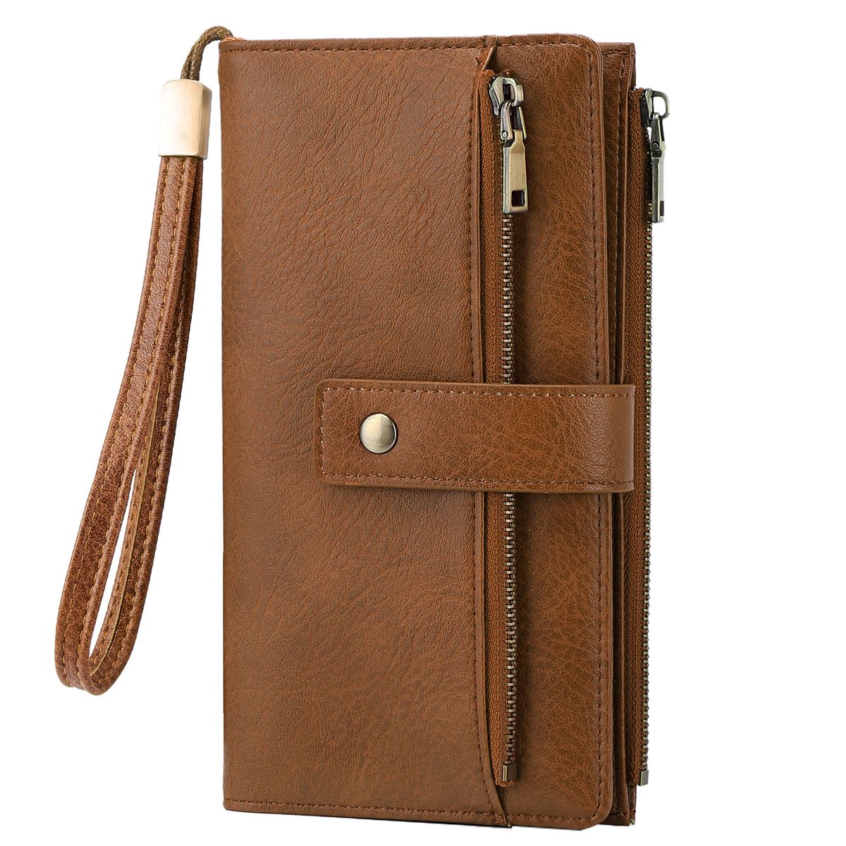 LUKOVEE - Billetera Tarjetero Cuero Mujer Minimalista Con Rfid