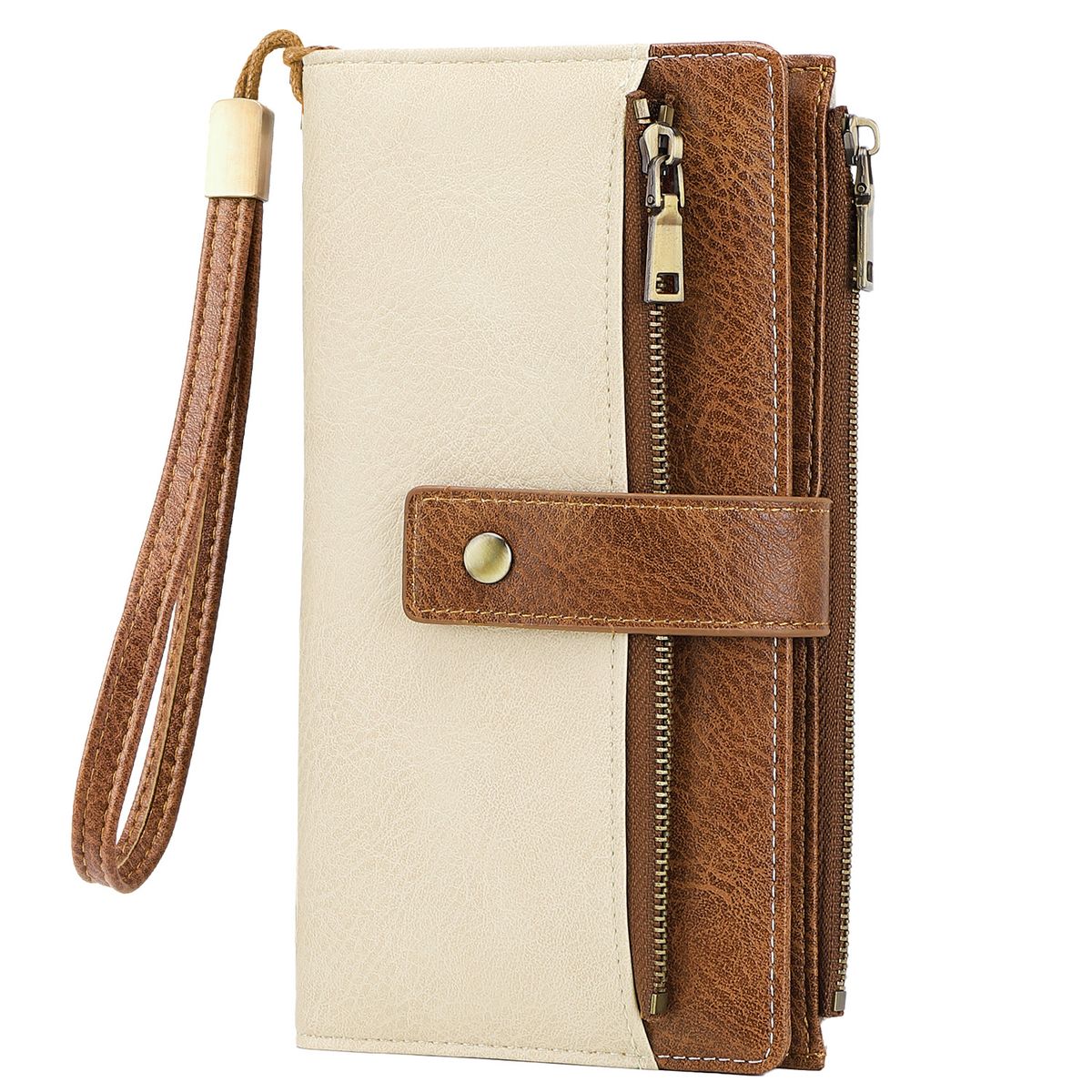 LUKOVEE - Billetera Tarjetero Cuero Mujer Minimalista Con Rfid