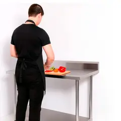 GENERICO - Meson Mural De Acero Inoxidable 1.40x90x60