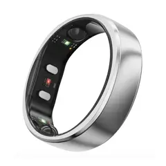 RINGCONN - Anillo inteligente de monitoreo de salud Gen 2 - Plata futura