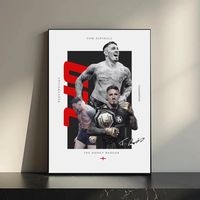 Cuadros De Peleador Tom Aspinall I Ufc Mma + Marco