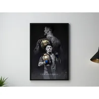Cuadros De Peleador Tom Aspinall II Ufc Mma + Marco