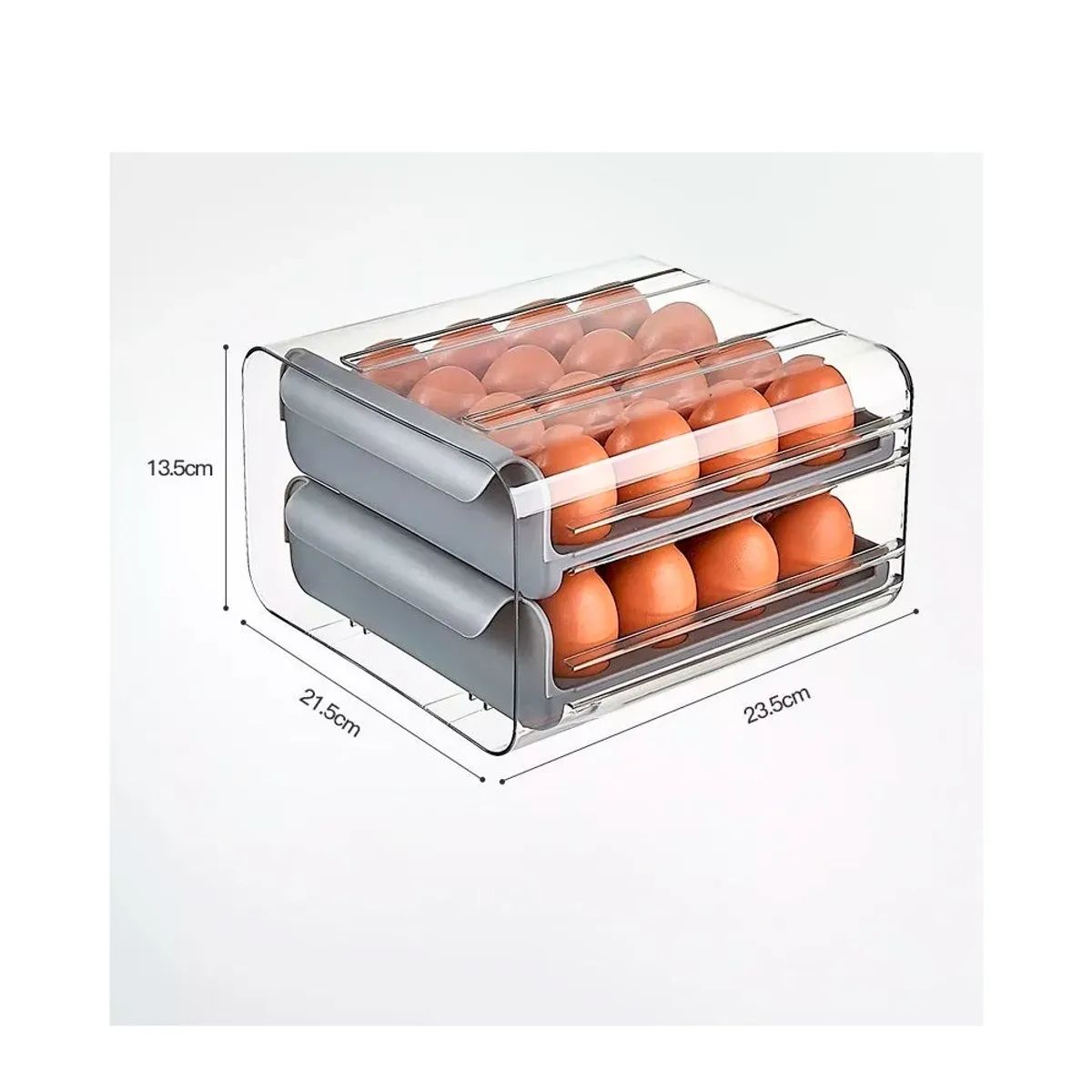 IRM - Organizador De Huevos Caja Para 32 Und Huevera Portahuevos