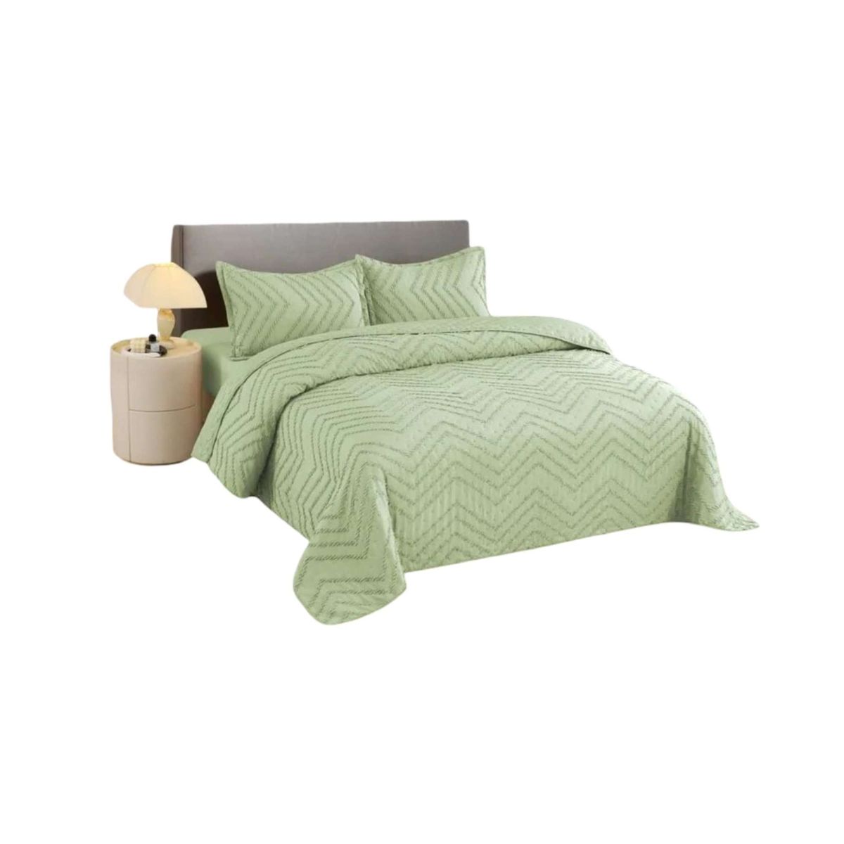 GENERICO - Cubrecama de verano Chevron king-super king