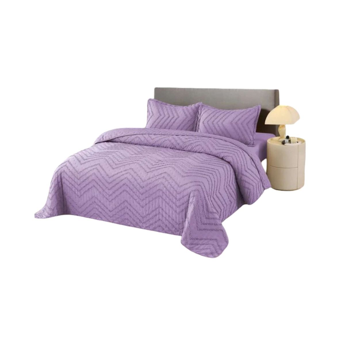 GENERICO - Cubrecama de verano Chevron king-super king