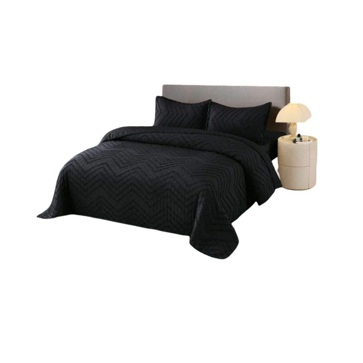 GENERICO - Cubrecama de verano Chevron king-super king