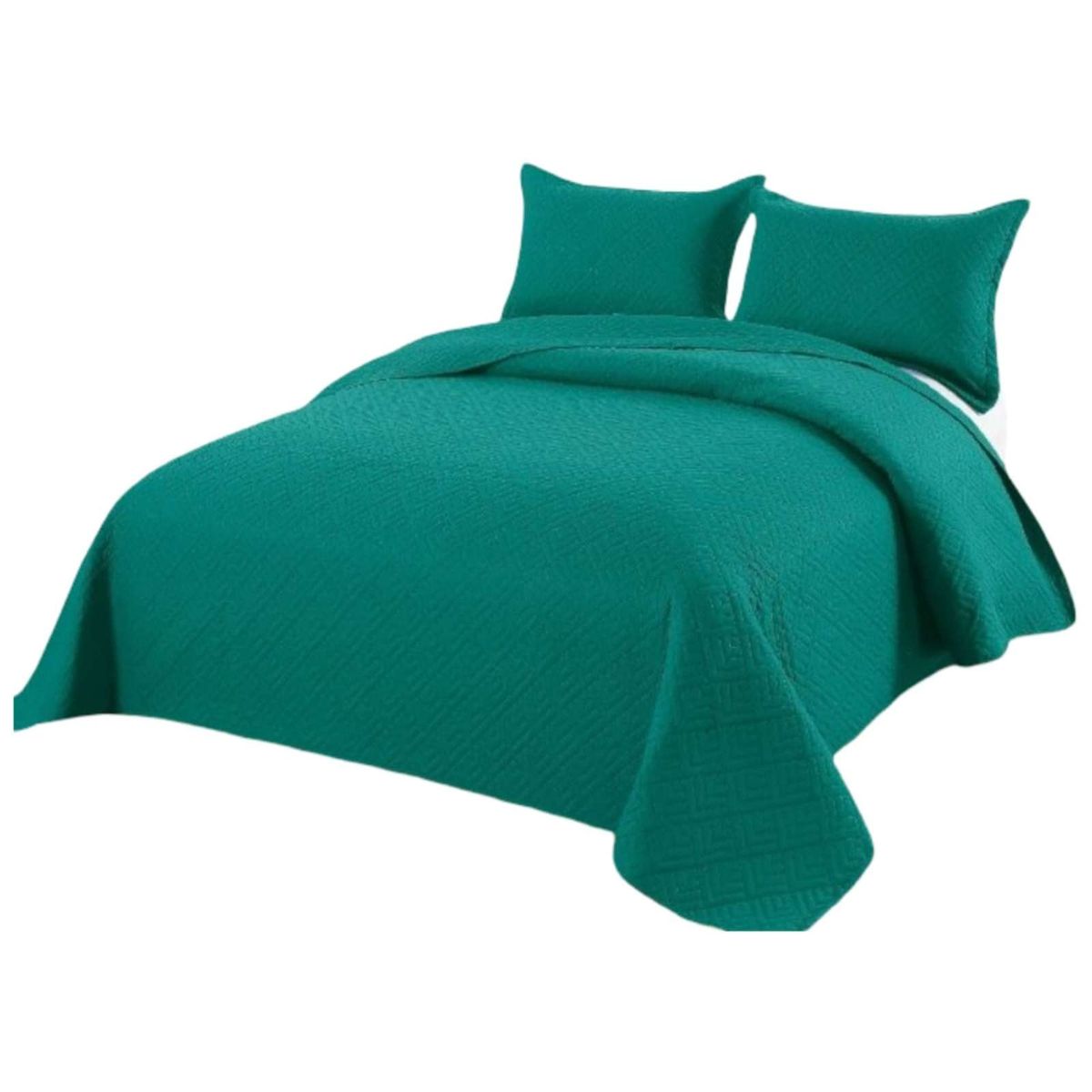 GENERICO - Quilt de verano cuadricula 2 plazas